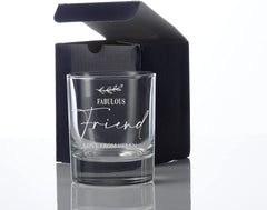 Engraved Friends Sentiment Whiskey Glass Gift Boxed