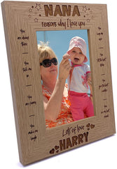 Personalised Nana Photo Frame Gift The Reasons I Love You