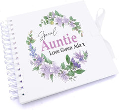 Personalised Special Auntie Scrapbook Photo Album
