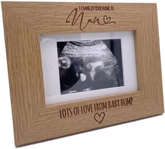 I Changed Your Name To Nan Baby Scan Announcement Photo Frame