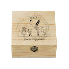 Personalised Our Story So Far Wooden Box Gift
