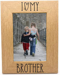 I heart my brother photo frame FW599
