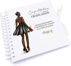 Personalised Female Girls Graduation Keepsake Memory Scrapbook Album