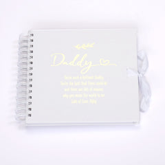 Personalised Daddy Scrapbook or Photo Album Gift With Sentiment