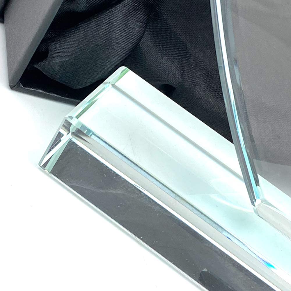 ukgiftstoreonline Personalised Mummy Gift Large Jade Glass Heart