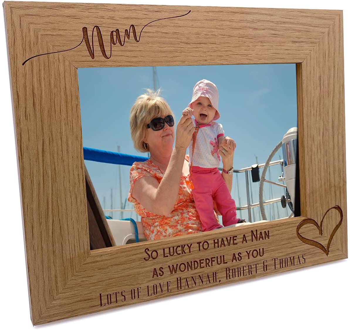 Personalised Nan As Wonderful As You Photo Frame gift