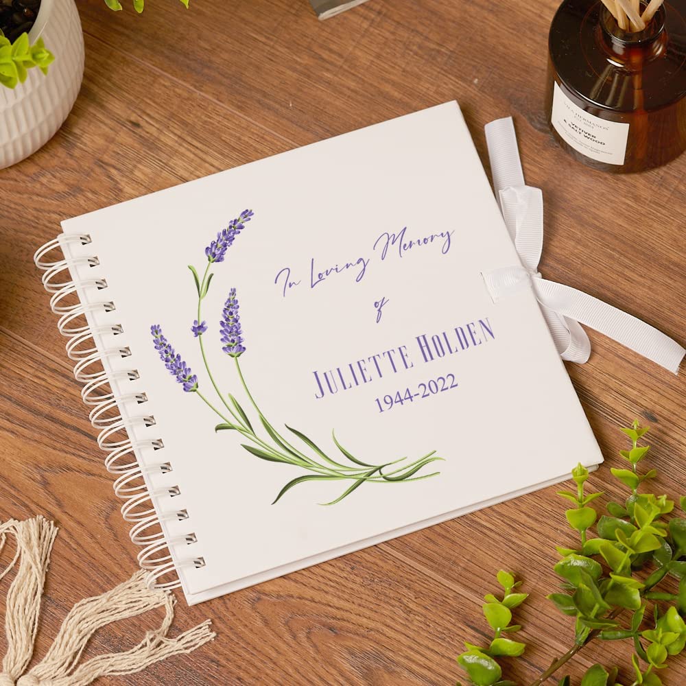 Personalised In Loving Memory Remembrance Book, Photo Album, Scrapbook