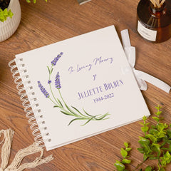 Personalised In Loving Memory Remembrance Book, Photo Album, Scrapbook