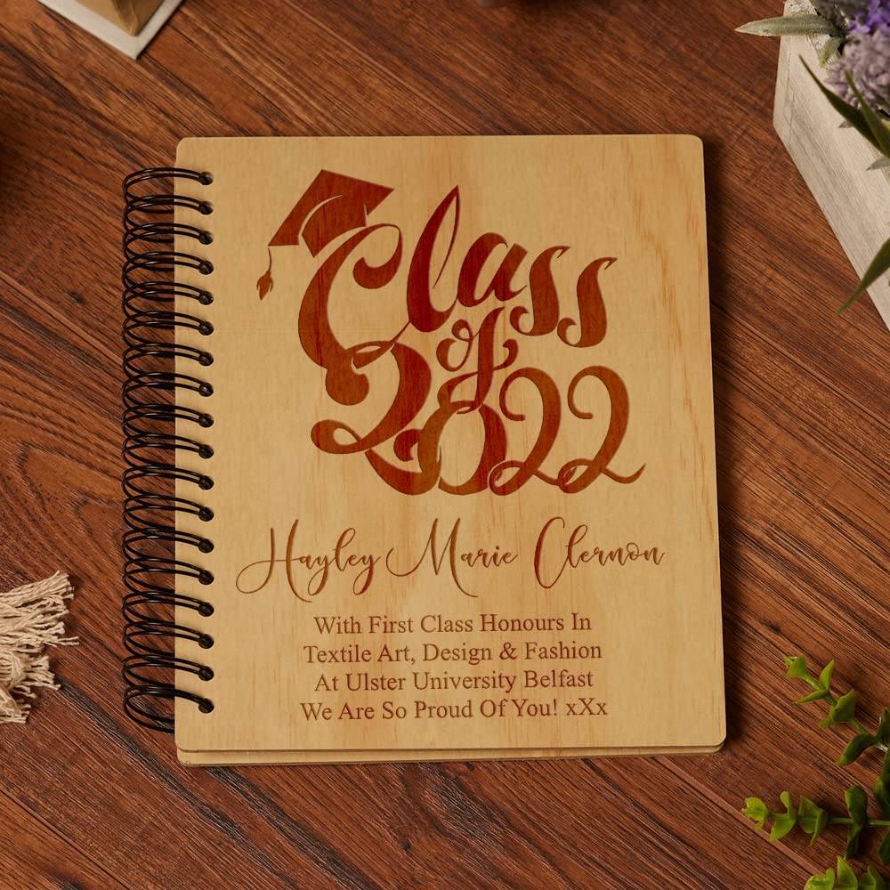 Personalised Graduation Photo Album Engraved Gift With Year