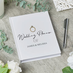 Personalised Wedding Planner Book Engagement Gift With Ring