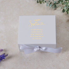 ukgiftstoreonline Personalised Sister White Gift Box With Sentiment