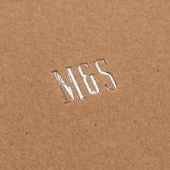 Personalised Initials Metal Stamped Brown Scrapbook Photo Album Or Guest Book