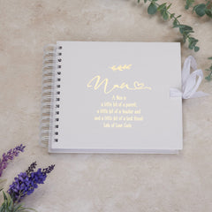 Personalised Nan Scrapbook or Photo Album Gift With Sentiment
