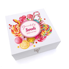 ukgiftstoreonline Personalised Grandad Large Candy Sweet Storage Wood Box Gift