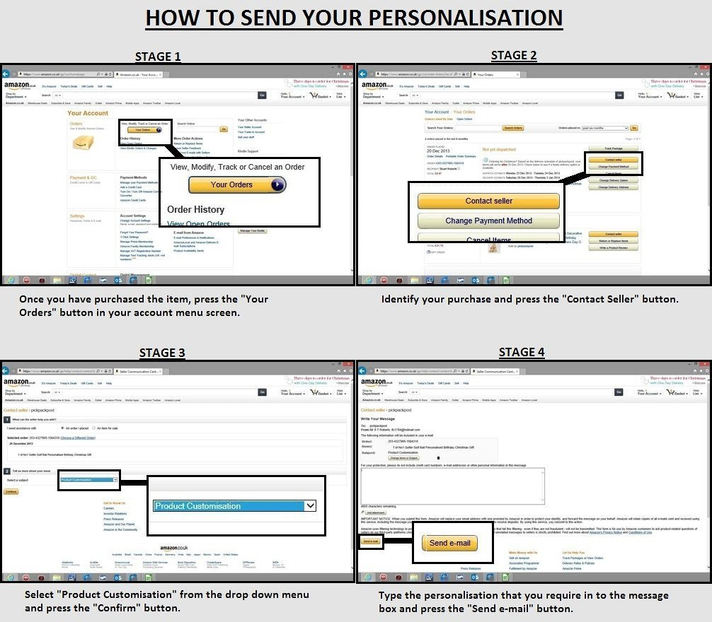 ukgiftstoreonline Personalised Beautiful Grey Glass and Glitter Photo Frame Gift