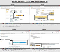 ukgiftstoreonline Personalised Beautiful Grey Glass and Glitter Photo Frame Gift