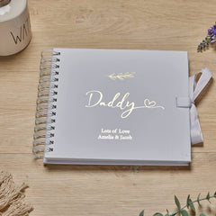 Personalised Daddy Photo Album or Scrapbook Gift