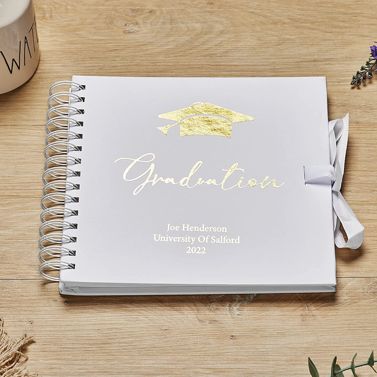 Personalised Graduation Scrapbook, Photo Album or Guest Book Gift