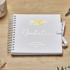 Personalised Graduation Scrapbook, Photo Album or Guest Book Gift