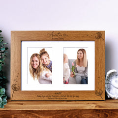 Auntie In Loving Memory Photo Frame Double 6x4 Inch Personalised
