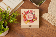 Personalised Mummy Candy and Sweets Wooden Box Gift