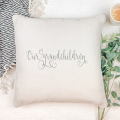 Personalised Our Grandchildren Cushion Gift