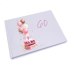 Personalised 60th Birthday Gifts For Her Guest Book