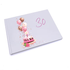 Personalised 30th Birthday Gifts For Her Guest Book