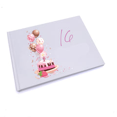 Personalised 16th Birthday For Her Guest Book