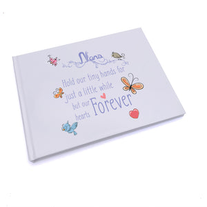 Personalised Nans Hold Our Hands Guest Book