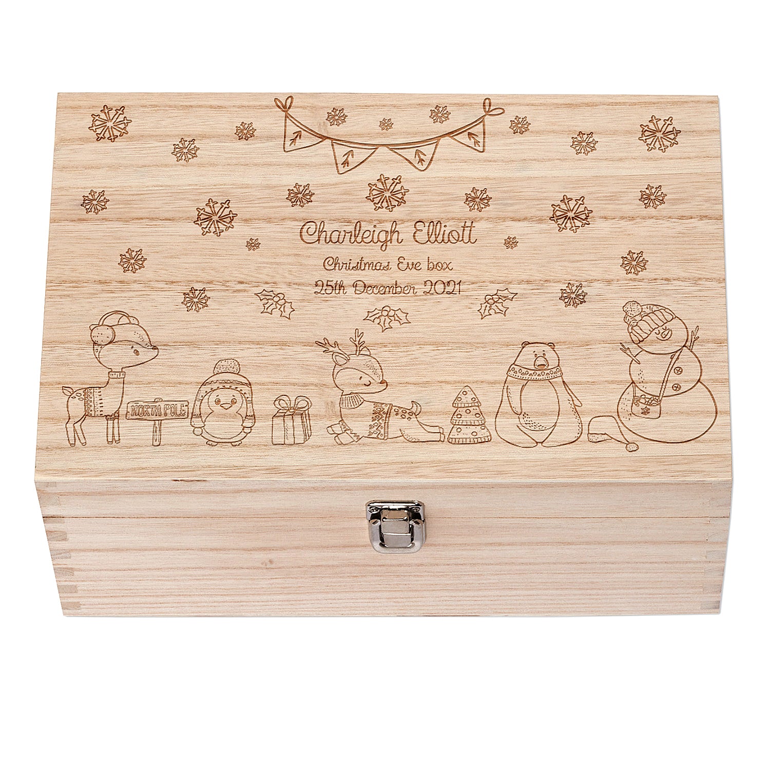Personalised Cute Christmas Eve Box Or Gift Box