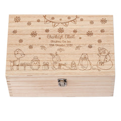 Personalised Cute Christmas Eve Box Or Gift Box