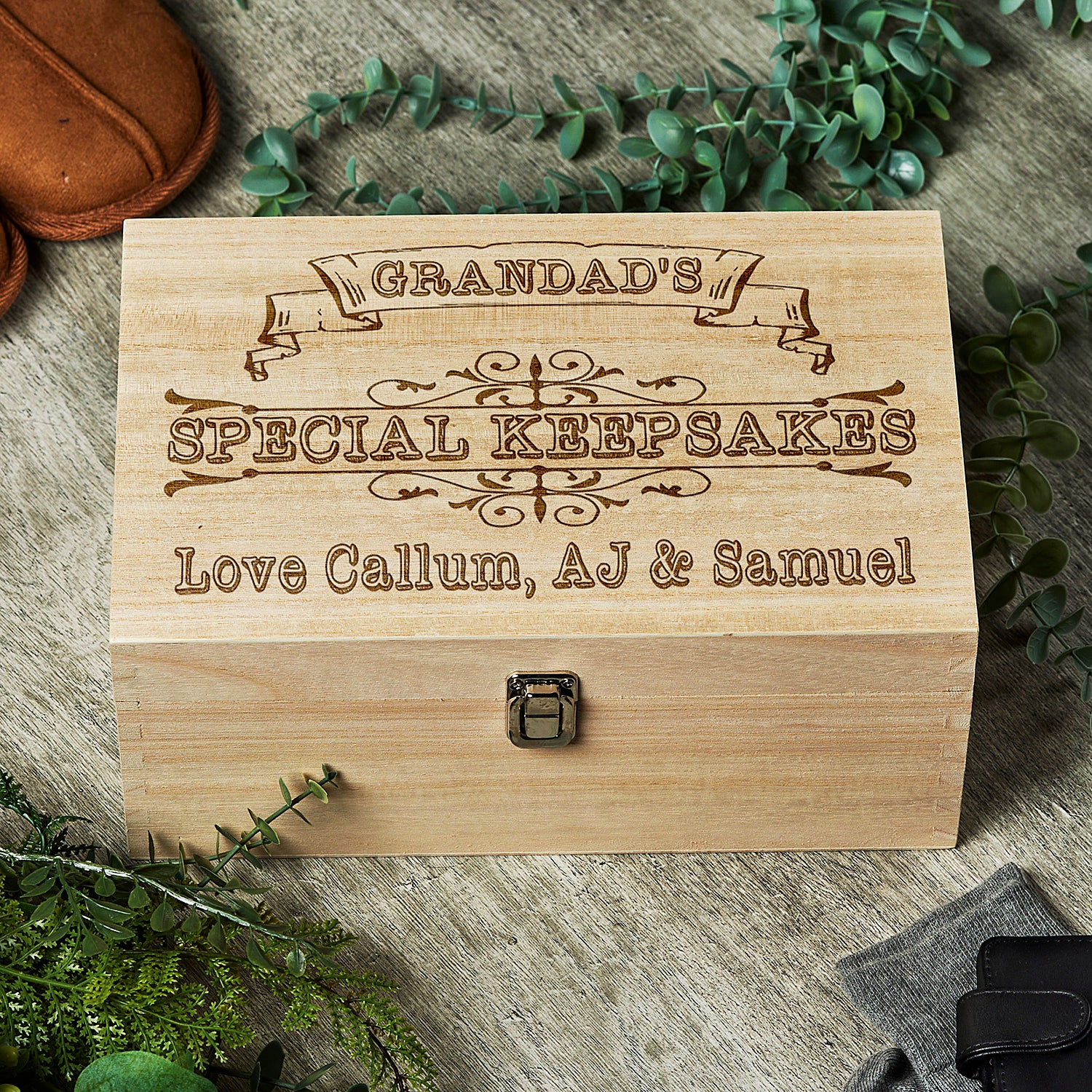 Grandad Gift Personalised Special Keepsake Box Gift - ukgiftstoreonline