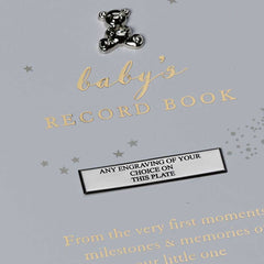 Personalised Baby Keepsake Journal Book Milestones and Memories