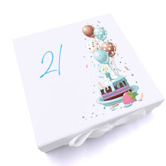 Personalised 21st Birthday Gifts For Him Keepsake Memory Box