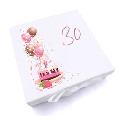 Personalised 30th Birthday Gifts For Her Keepsake Memory Box