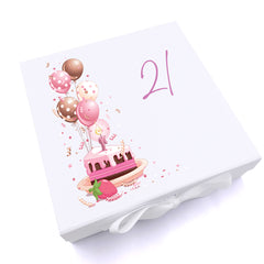 Personalised 21st Birthday Gifts For Her Keepsake Memory Box