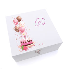 ukgiftstoreonline Personalised 60th Birthday Gifts For Her Keepsake Wooden Box