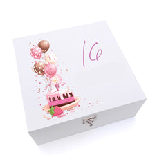 ukgiftstoreonline Personalised 16th Birthday Gifts For Her Keepsake Wooden Box