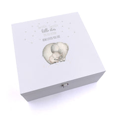 ukgiftstoreonline Personalised Twinkle Twinkle Little Star Elephant Keepsake Wooden Box