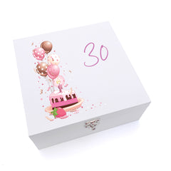 ukgiftstoreonline Personalised 30th Birthday Gifts For Her Keepsake Wooden Box