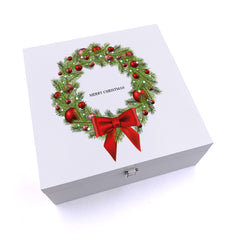 ukgiftstoreonline Personalised Merry Christmas Keepsake Wooden Box