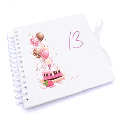 Personalised 13th Birthday Gifts for Her Scrapbook Photo Album