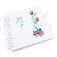 Personalised 13th Birthday Gifts for Him Scrapbook Photo Album