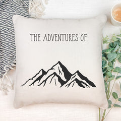 Personalised Adventures of Travel Cushion Gift