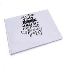 Personalised Baby Memorial Remembrance The Littlest Feet Guest book