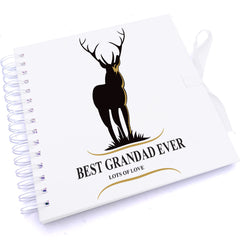 Personalised Best Grandad Ever Scrapbook Photo Album