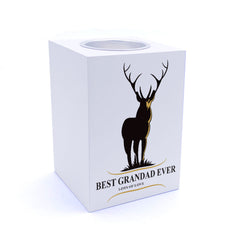 Personalised Best Grandad Ever Tea Light Holder