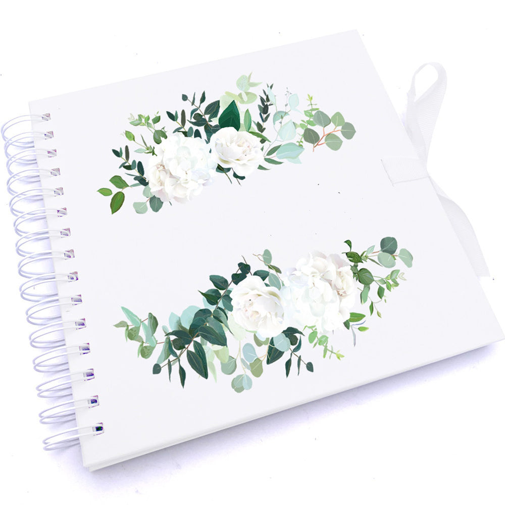 Personalised Flowers Birthday Scrapbook Photo Album