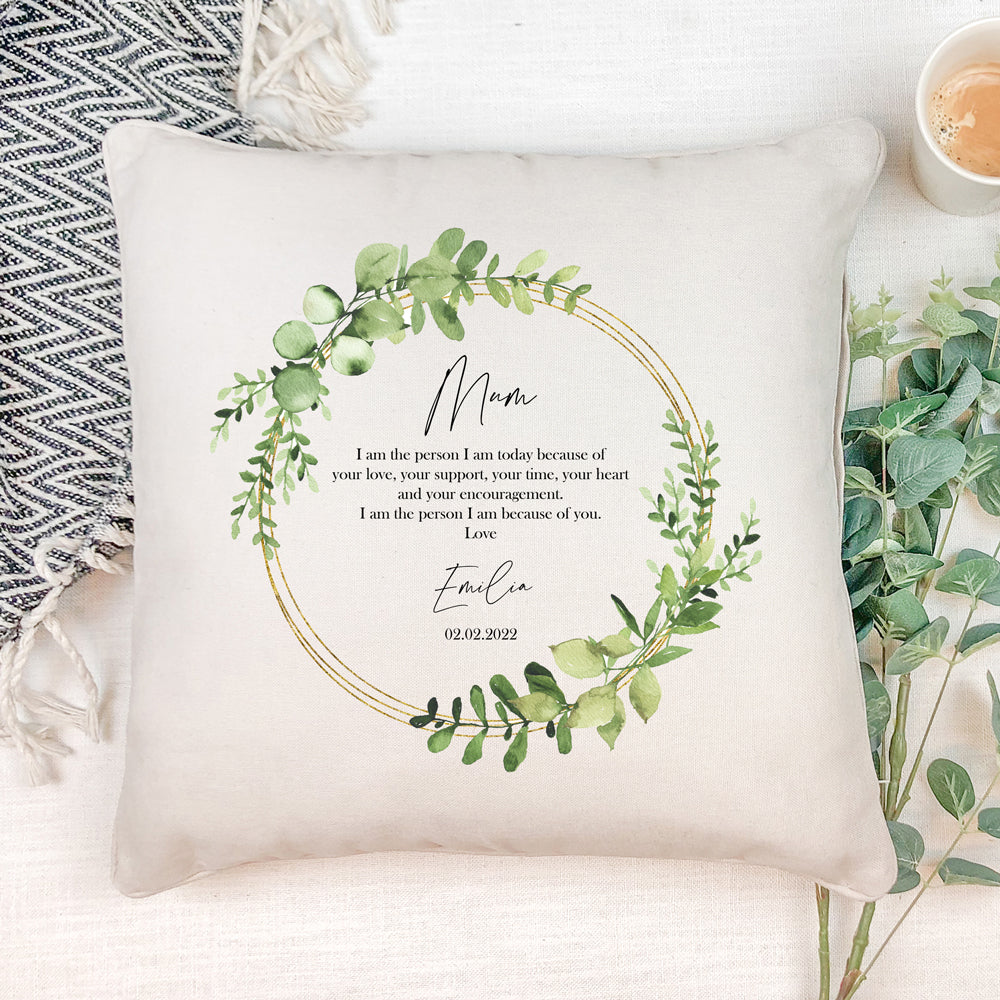 Personalised Mother Of The Bride Wedding Cushion Gift